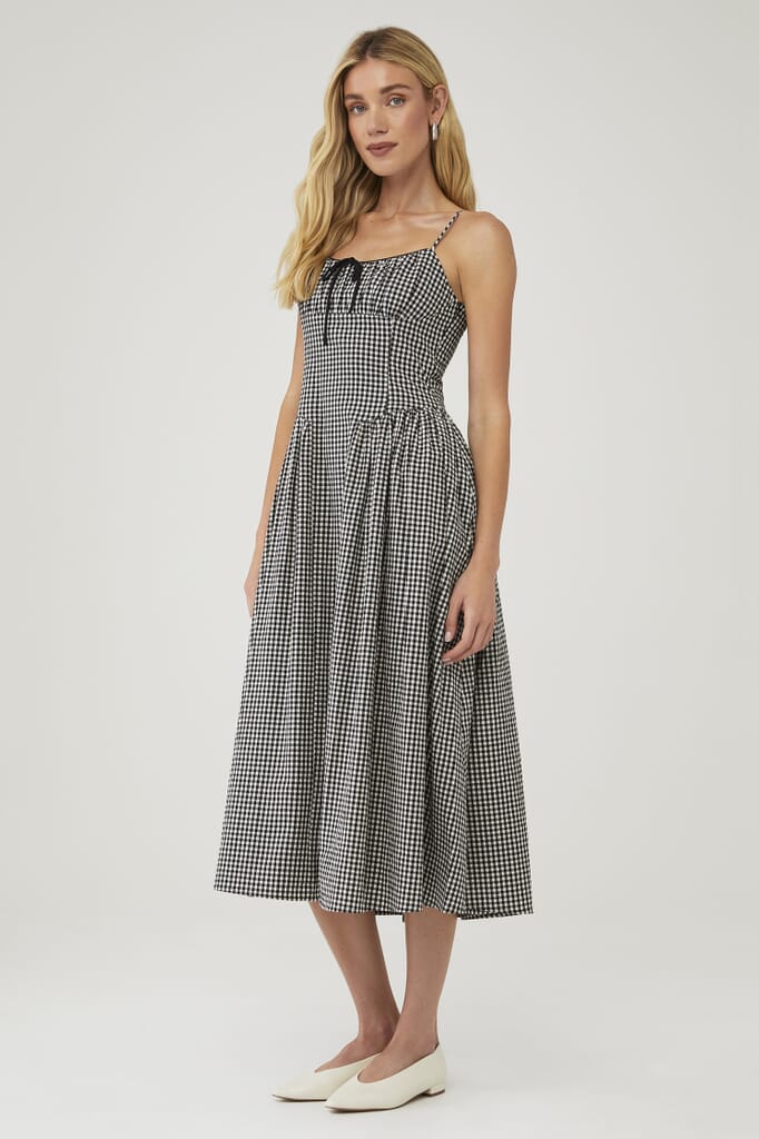 knee length dresses for ladies Free People Cecelia Midi Dress