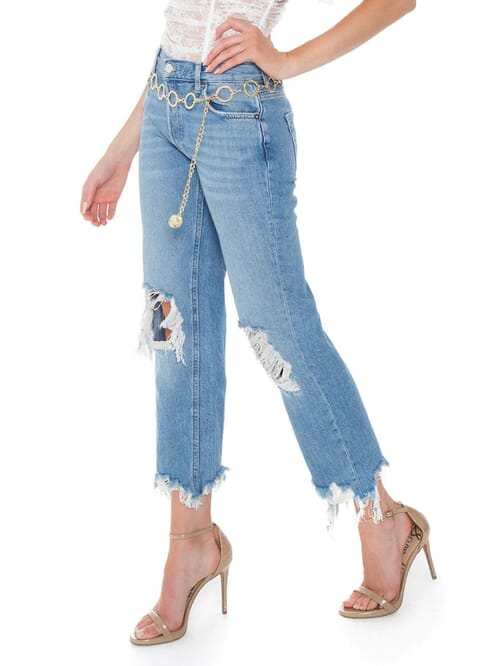 Maggie Straight Jean in Light Denim 