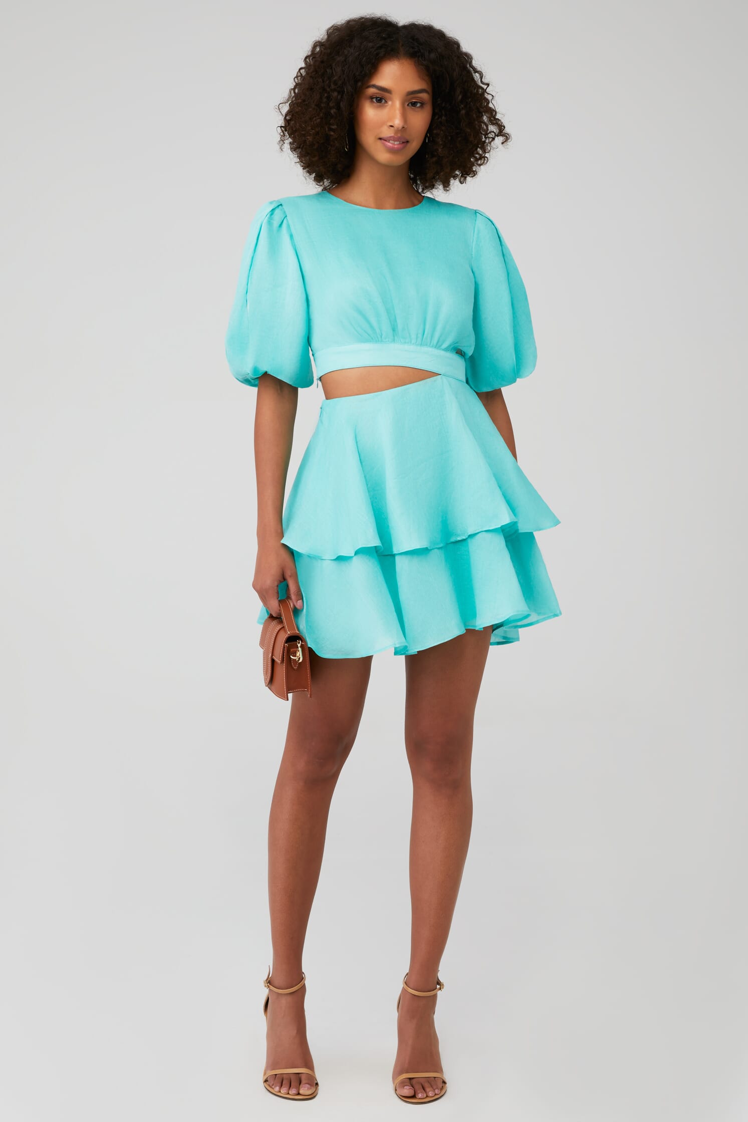 Bardot | Maia Mini Dress in Aqua| FashionPass