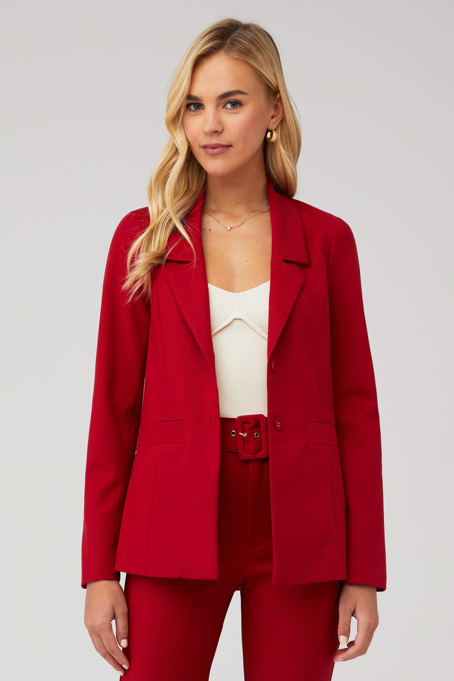 Show Me Your Mumu | Major Blazer in Red Suiting| FashionPass