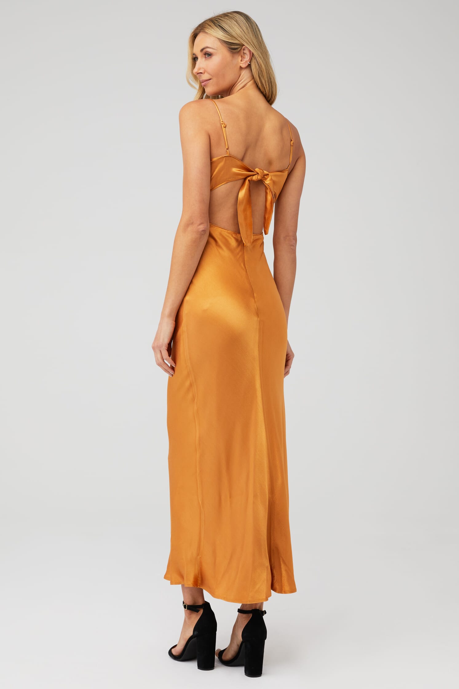 Bardot Malinda Slip Dress in Burnt Orange FashionPass