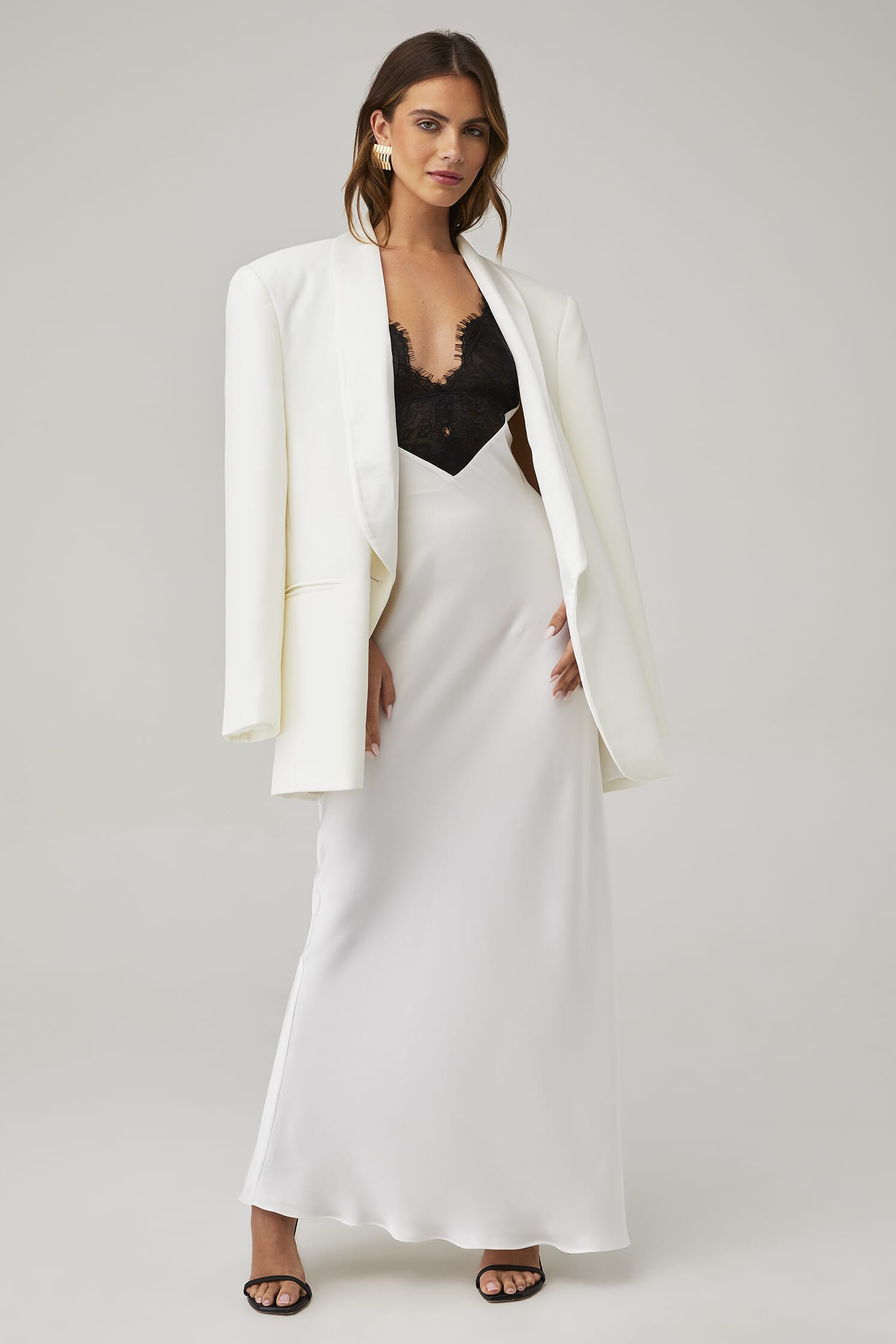 Ronny Kobo | Malo Dress in Off White & Jet Black| FashionPass Ronny Kobo | Malo Dress in Off White & Jet Black| FashionPass