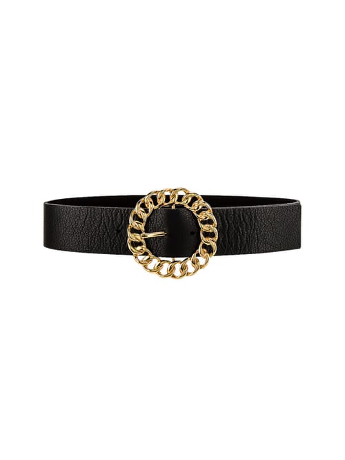 B Low the Belt Margaux Waist Belt in Black Gold FashionPass