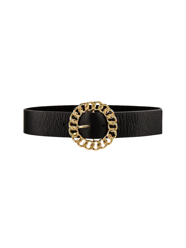 B-Low the Belt | Margaux Waist Belt in Black/Gold| FashionPass