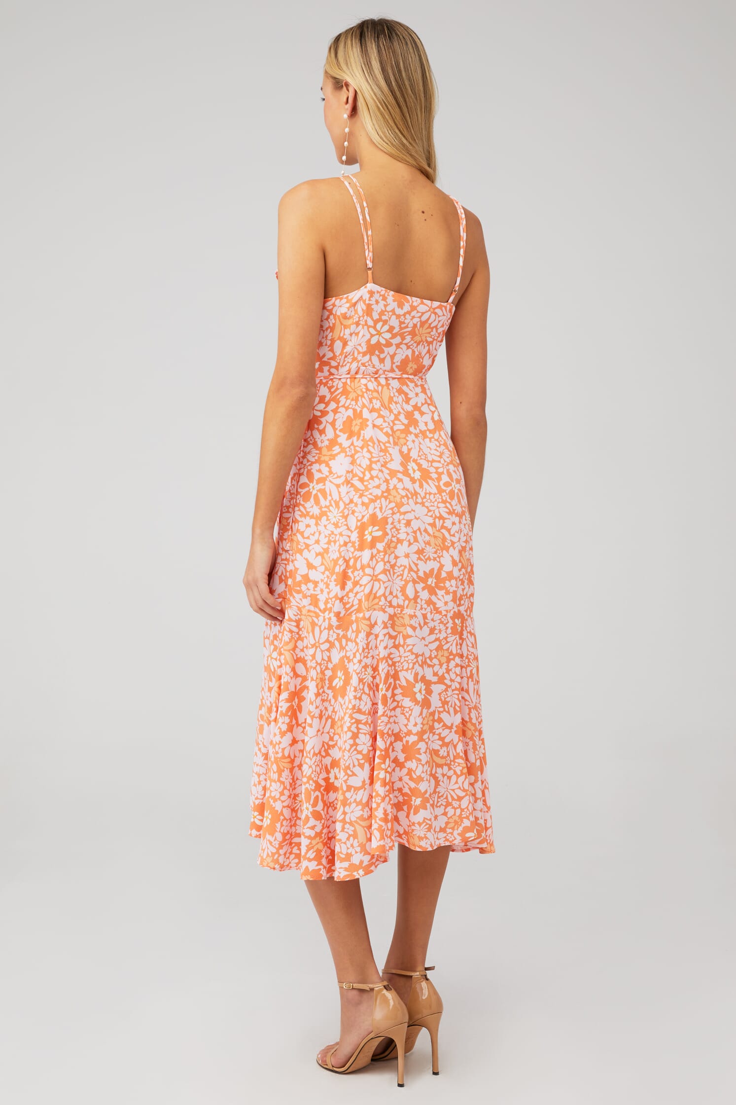 MINKPINK | Marli Midi Wrap Dress in Multi | FashionPass