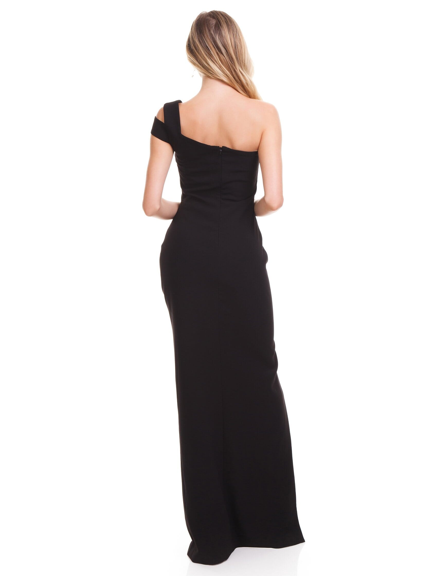 likely black gown