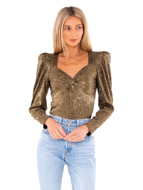 ASTR | Melrose Top in Gold| FashionPass