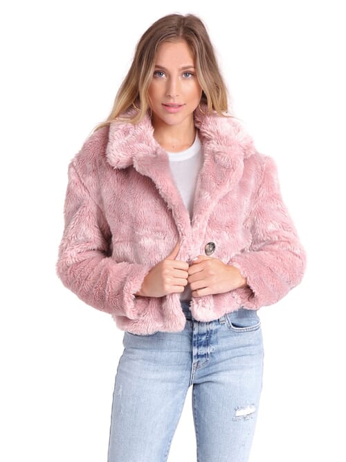 Free people mena shop faux fur jacket