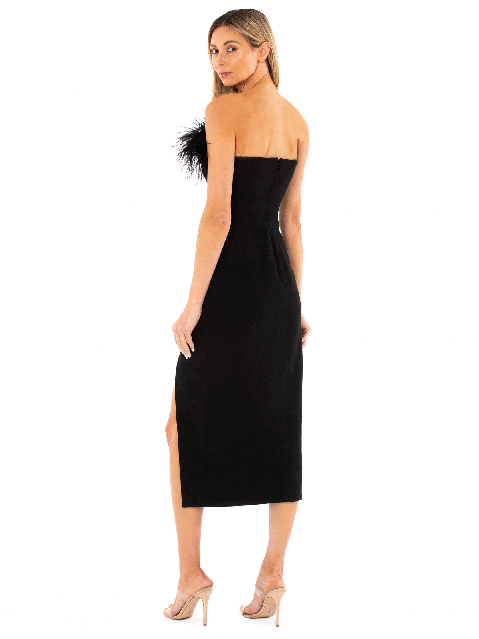 likely black gown