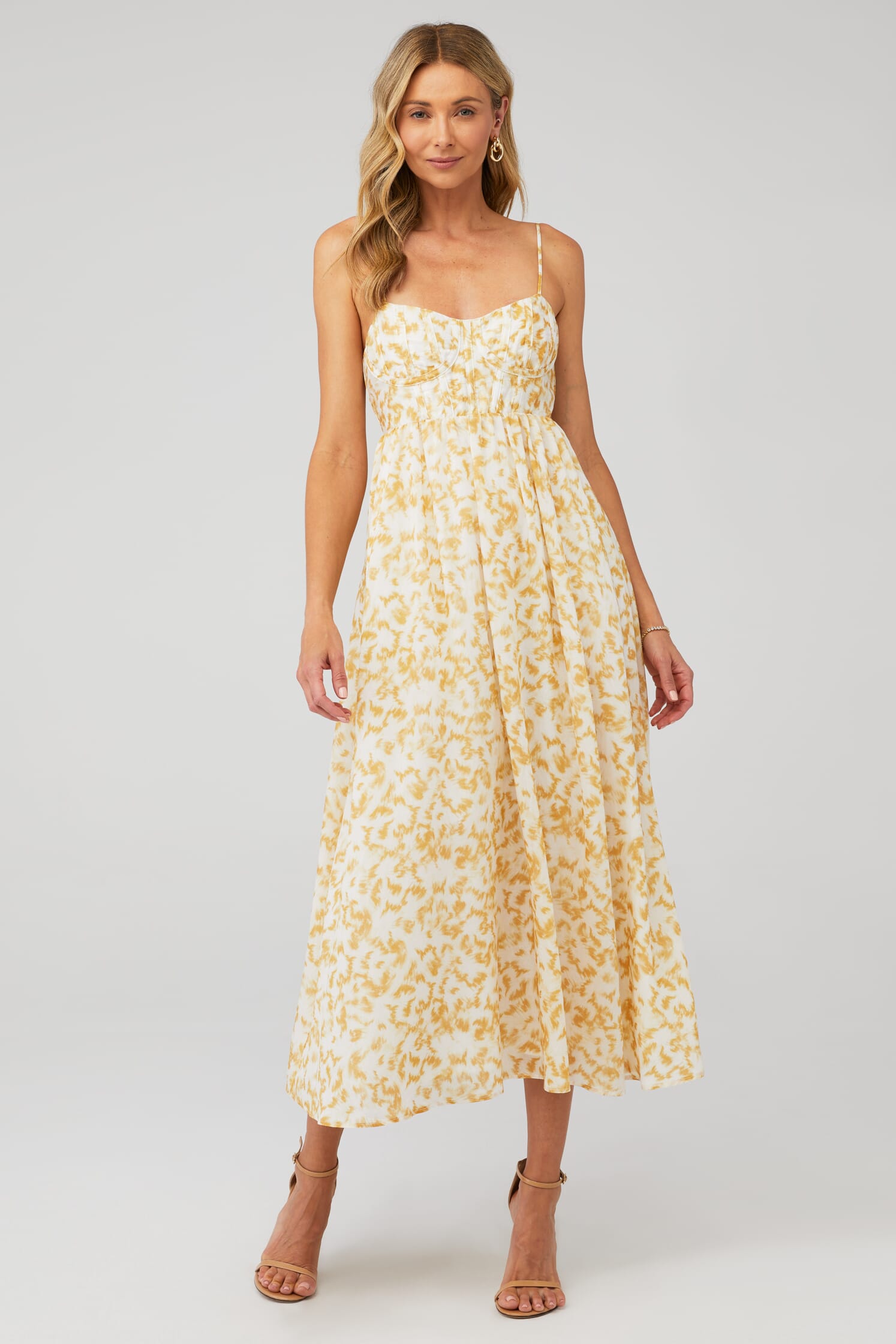 Bardot | Milika Midi Dress in Abstract| FashionPass