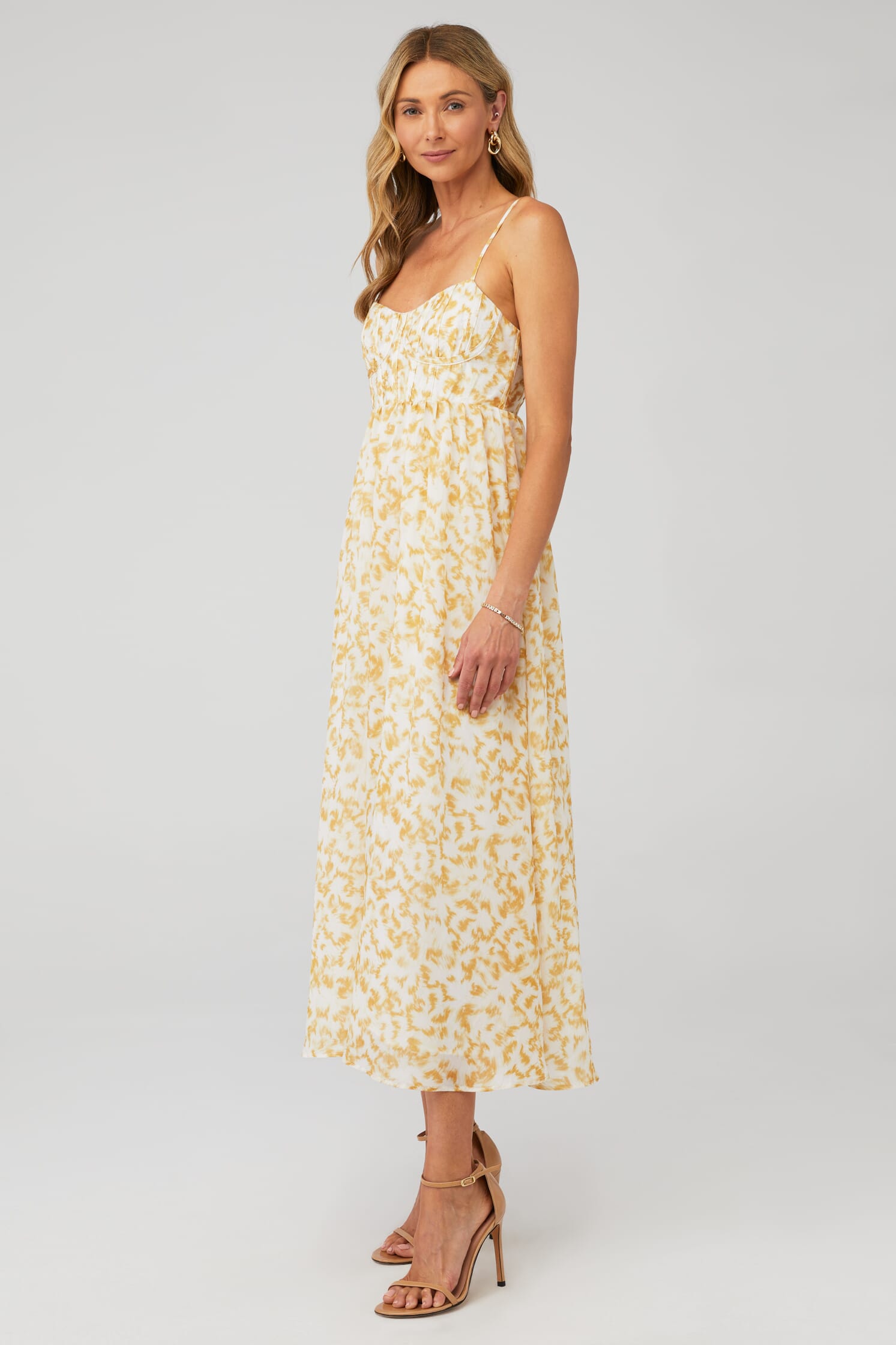 knee length dresses for ladies Bardot Sorella Midi Dress – Rent with Iz main image 0