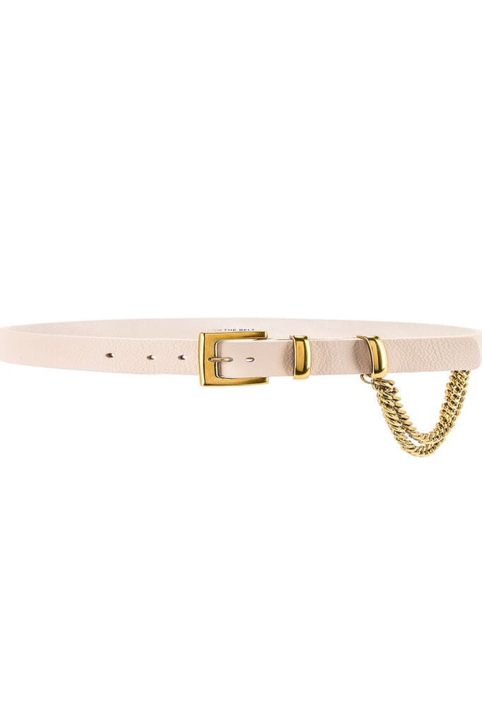 B-Low the Belt | Mini Phoenix Belt in Bone/Gold| FashionPass