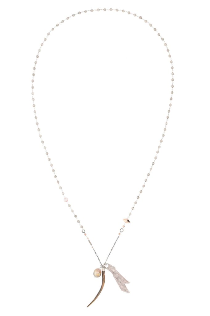 Chan Luu Mix Layering Charm Necklace in Mystic