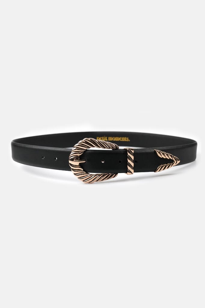 Petit Moments | Modern Rodeo Belt in Black| FashionPass