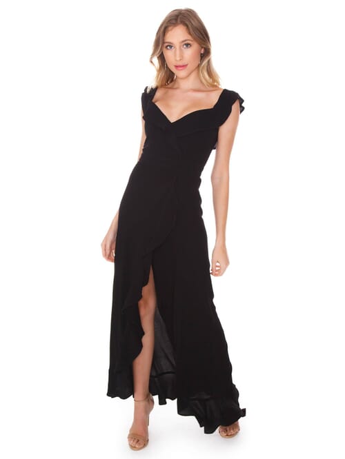 Flynn Skye | Monica Maxi Dress in Black | FashionPass