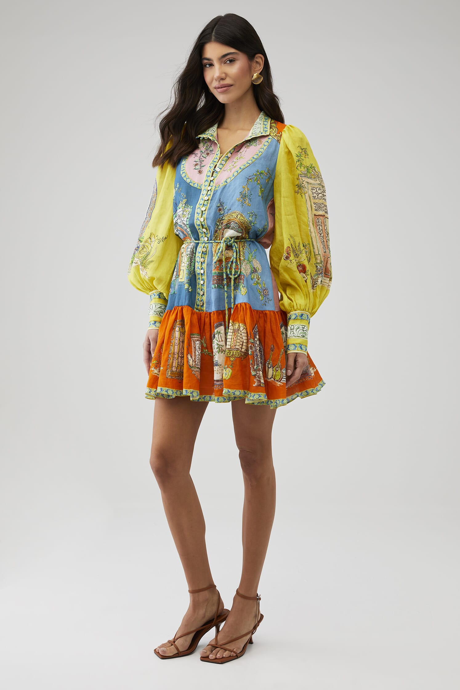 ALEMAIS | Monte Mini Dress in Multicolor| FashionPass