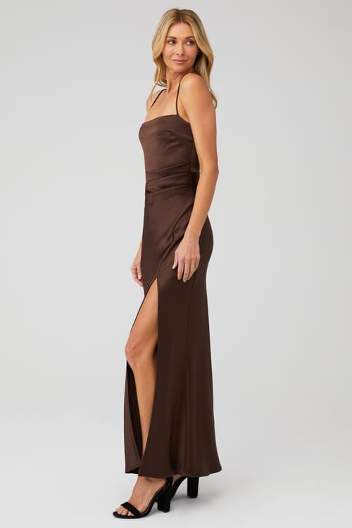 BEC + BRIDGE | Nadia Maxi Dress in Chocolate| FashionPass