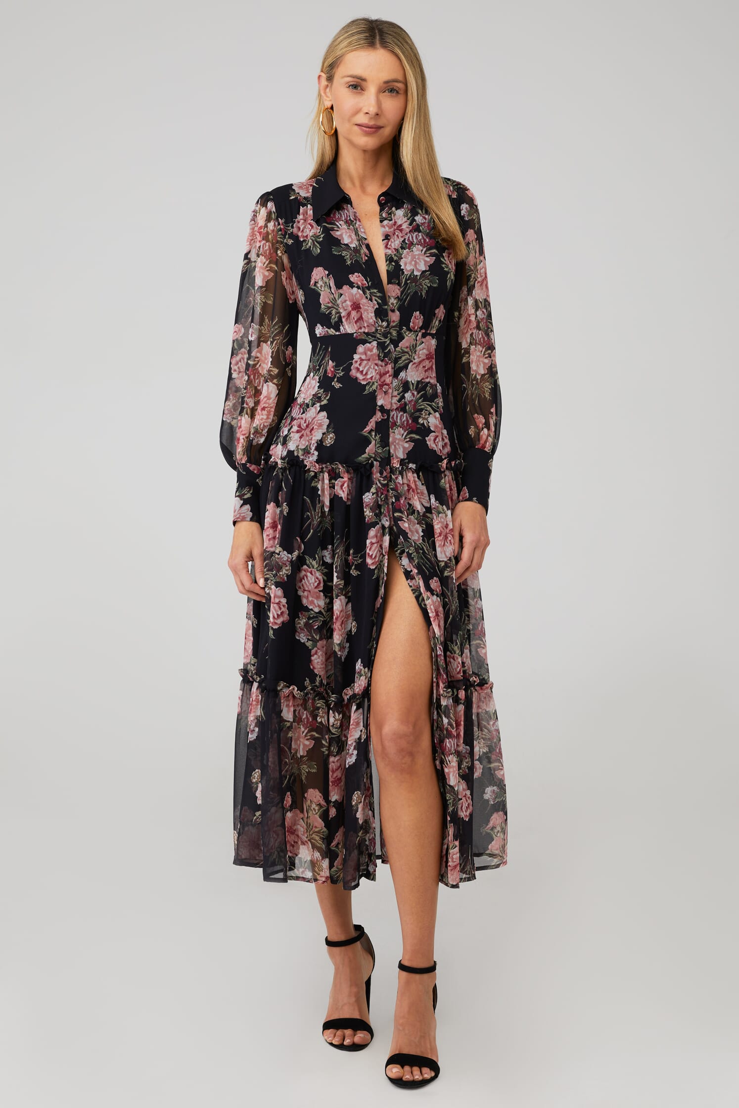 Bardot | Navy Floral Dress in Navy/Floral| FashionPass