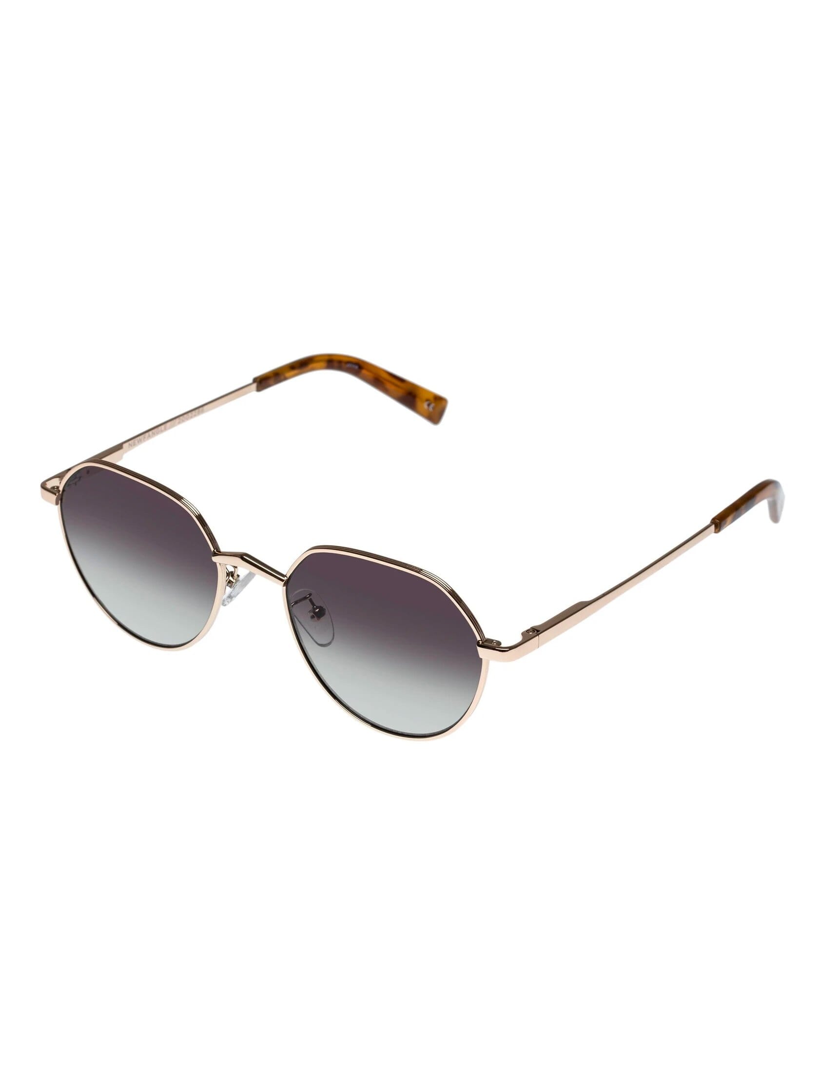 Le Specs Newfangle Sunglasses in Gold| FashionPass