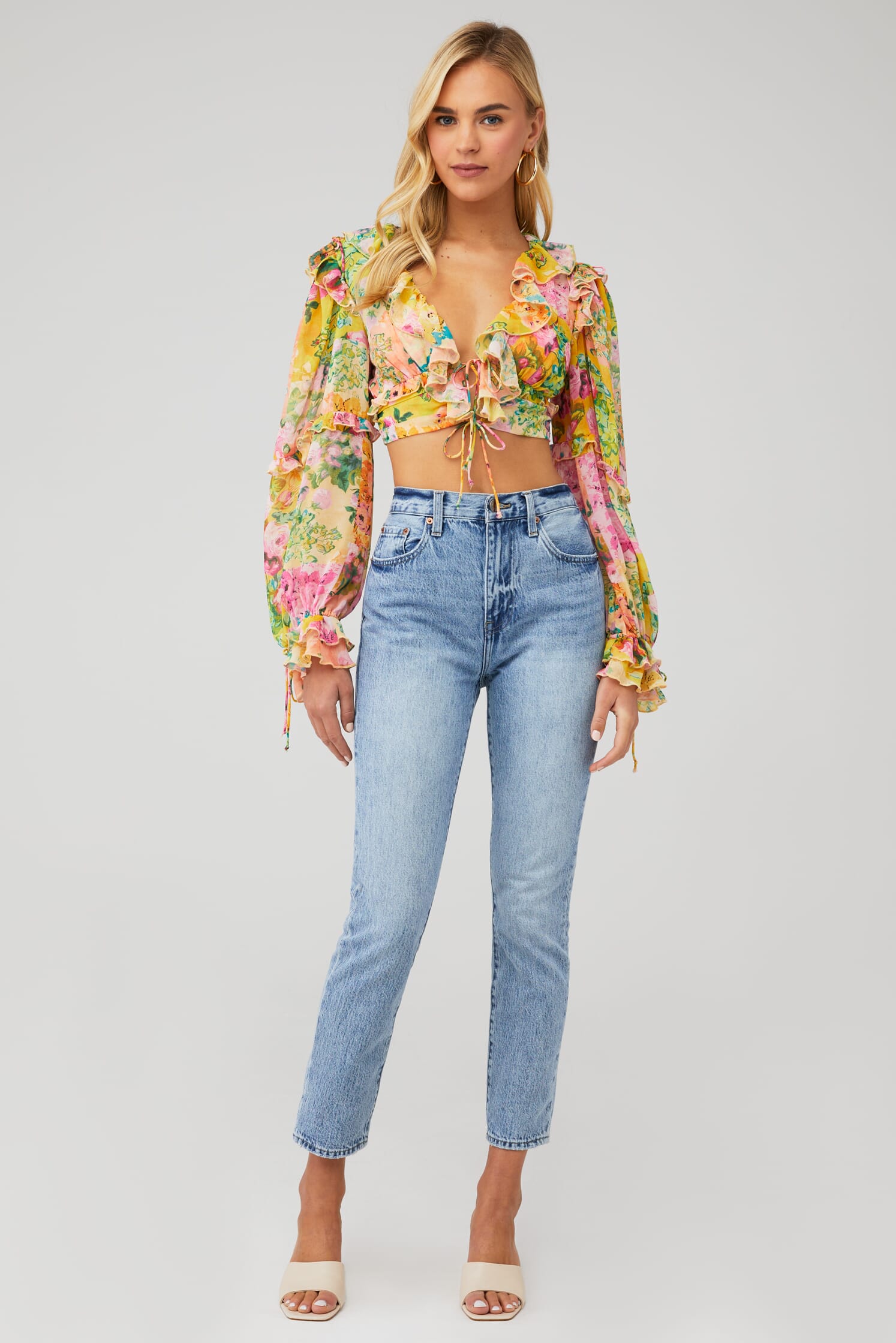For Love & Lemons | Nina Top in Yellow| FashionPass