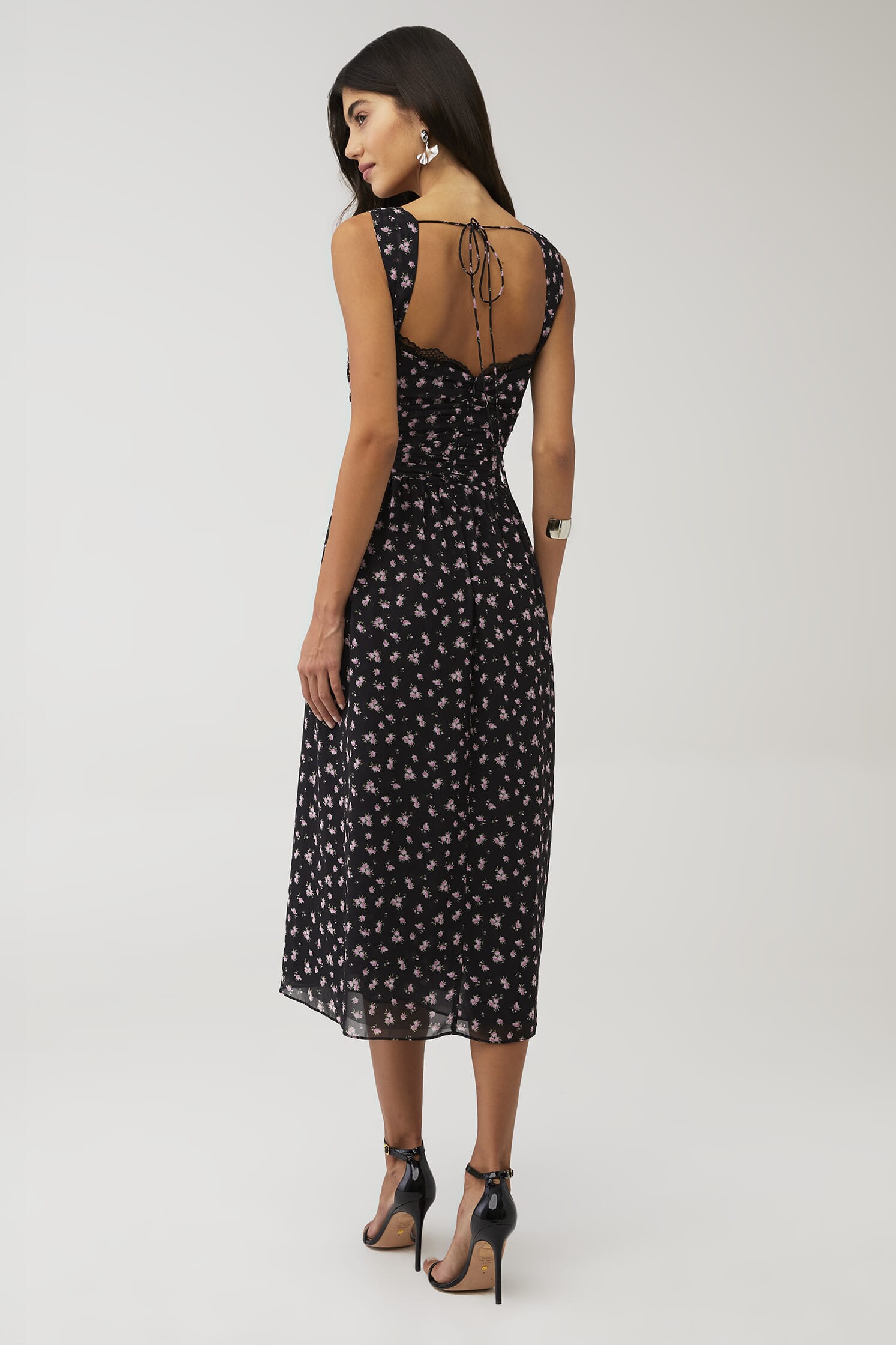 knee length dresses for ladies Crushin' Hearts Midi Dress main image 0