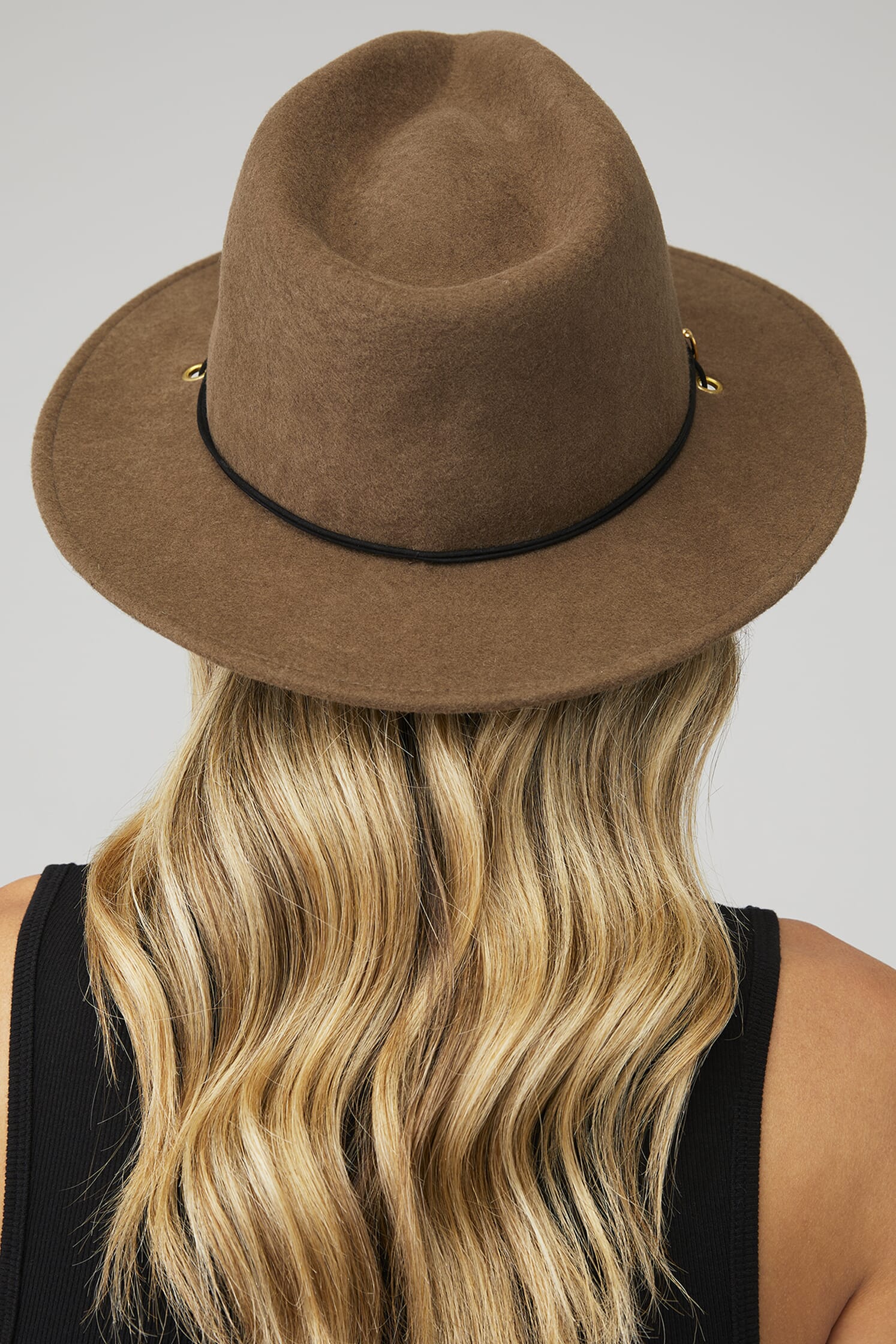 Van Palma Wool Felt Joe Chin Strap Hat BNWT Bailey | Joe Eder Crushable Wool LiteFelt Earflap Western  main image 2
