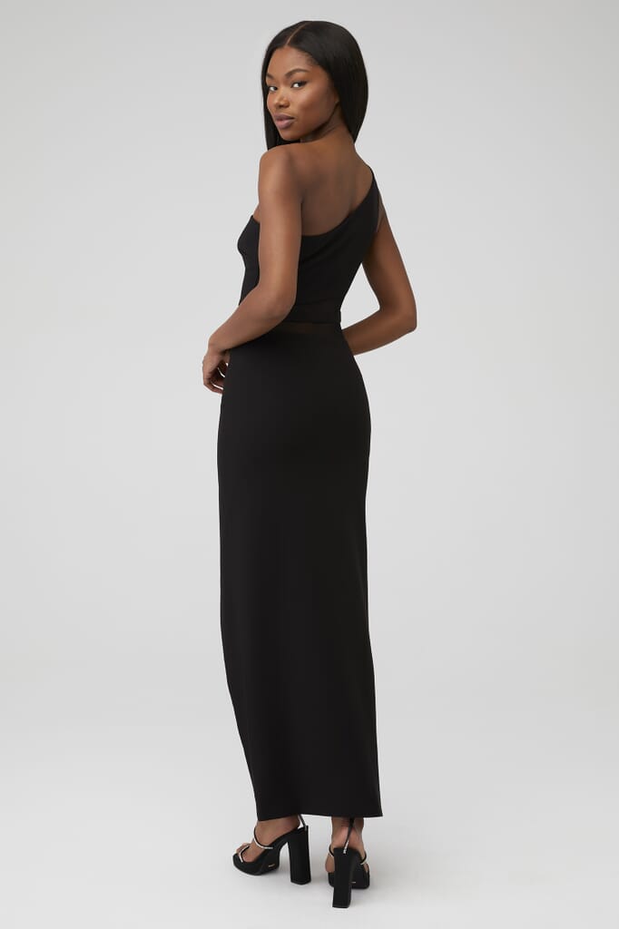 likely black gown
