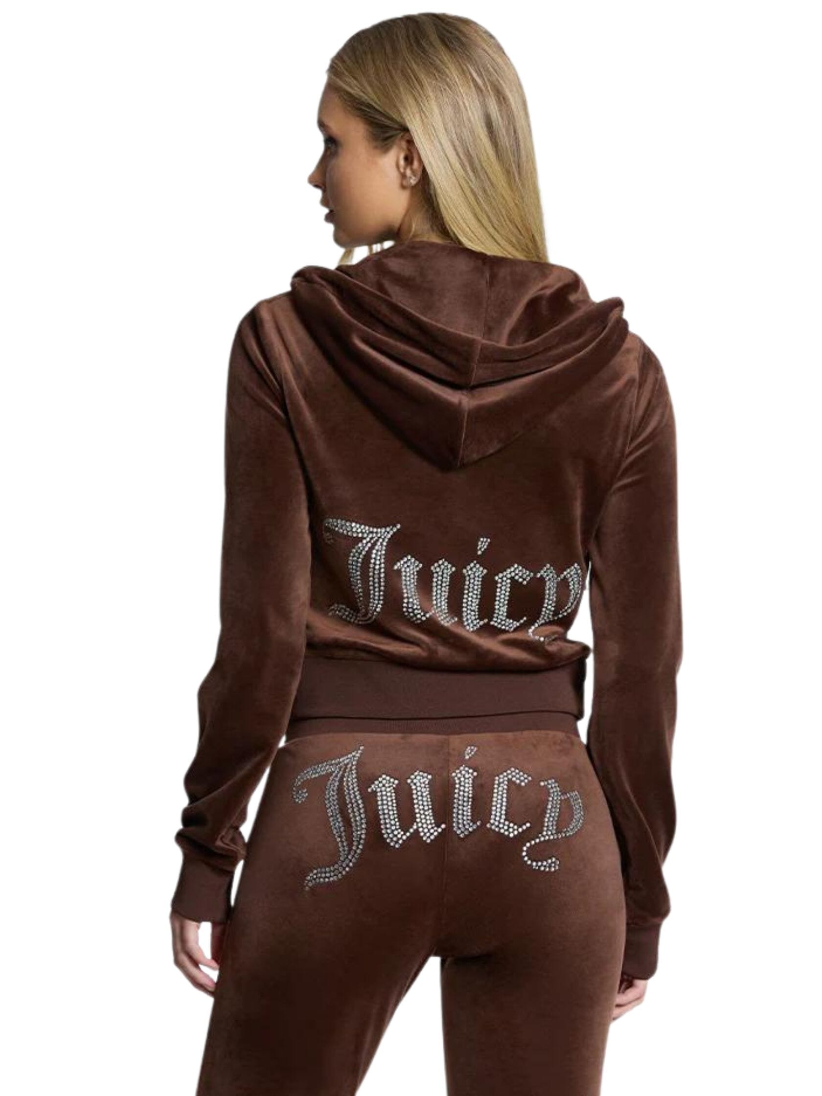 Juicy couture model Tracksuit 2 Piece Brown Set for Women tracksuit juicy  pants