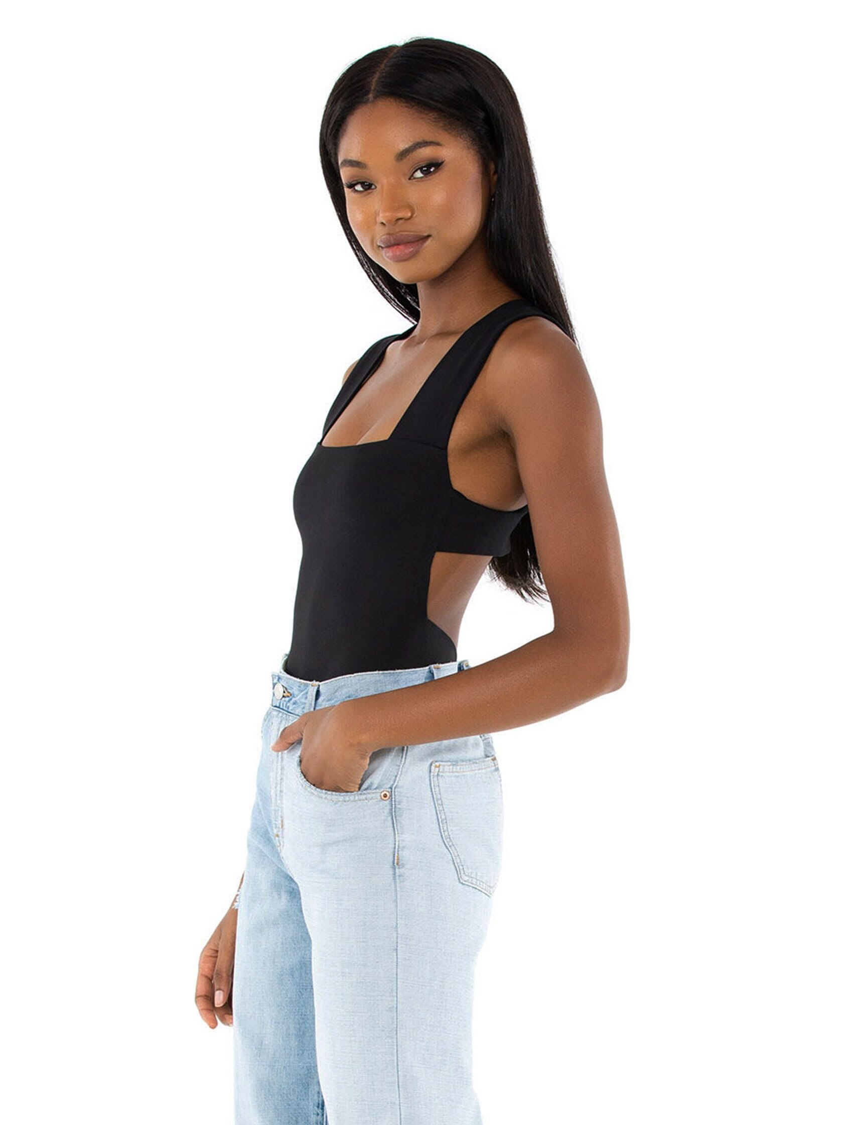 Free People Juniors' Oh Shes Strappy Bodysuit