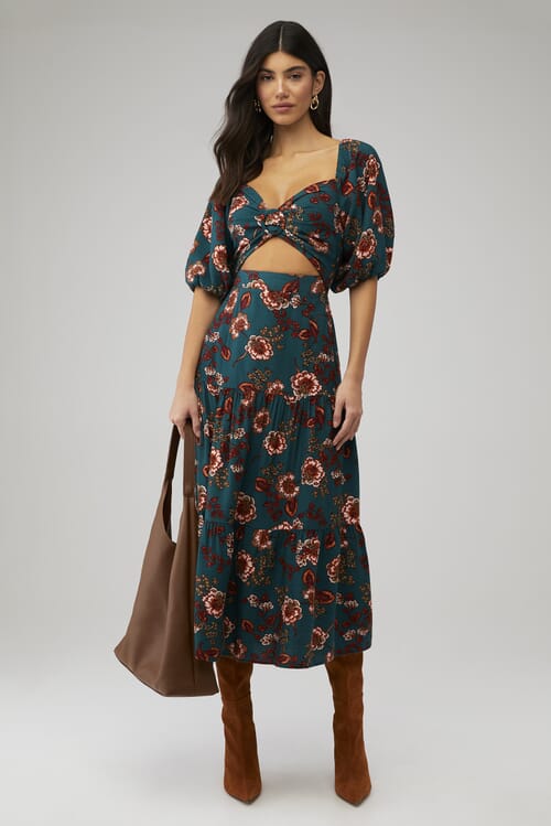 Olivia full midi clearance dress