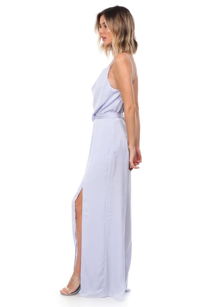 The Jetset Diaries Opal Cowl Neck Jumpsuit in Lavender