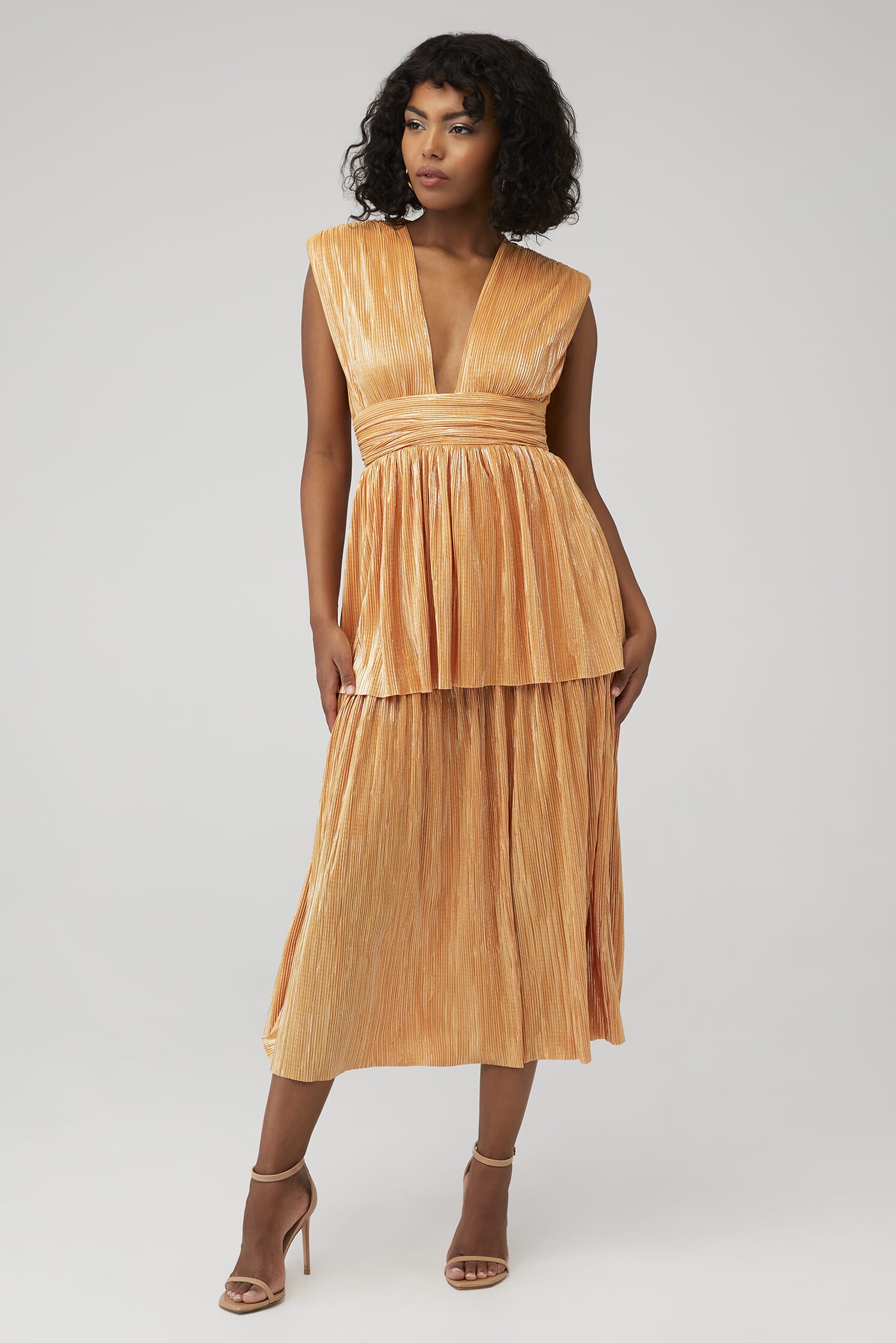 green emerald velvet dress SATELLITE DRESS – Sabina Musayev USA main image 1