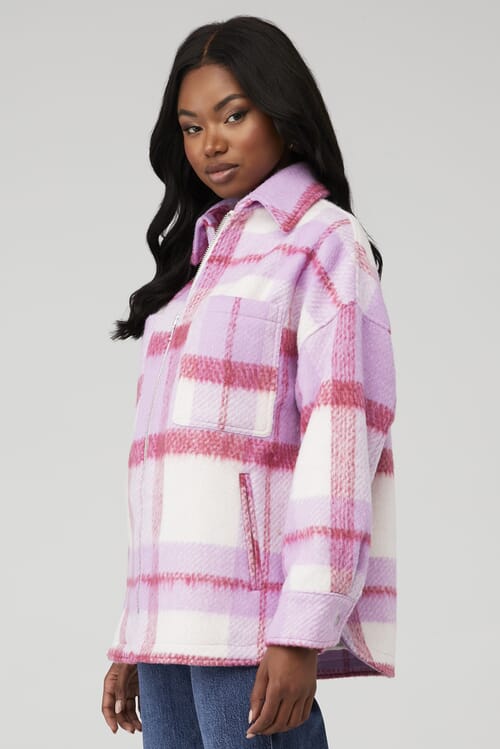 ジャケット・アウター Lausanne Wool Short Coat - pink petale Lausanne Wool Short Coat