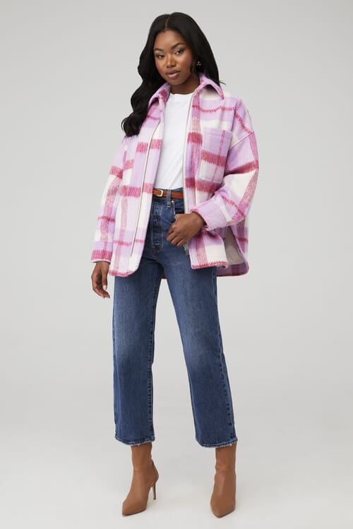 ジャケット・アウター Eaphi WOOL LIKE CHECK JACKET WOOL LIKE CHECK JACKET