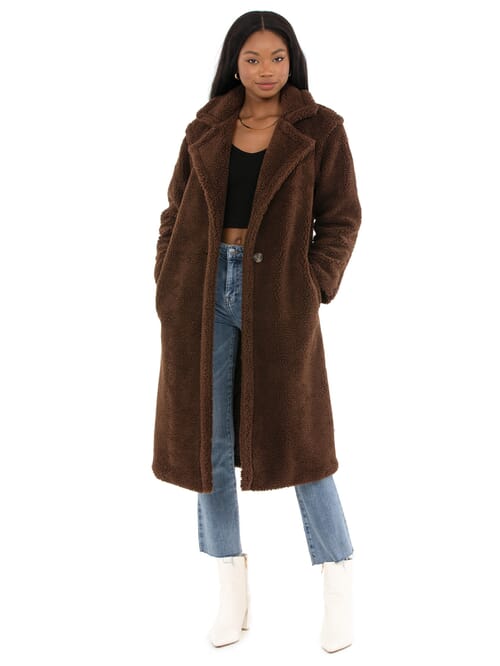 BB Dakota Paddington Coat in Dark Chocolate FashionPass