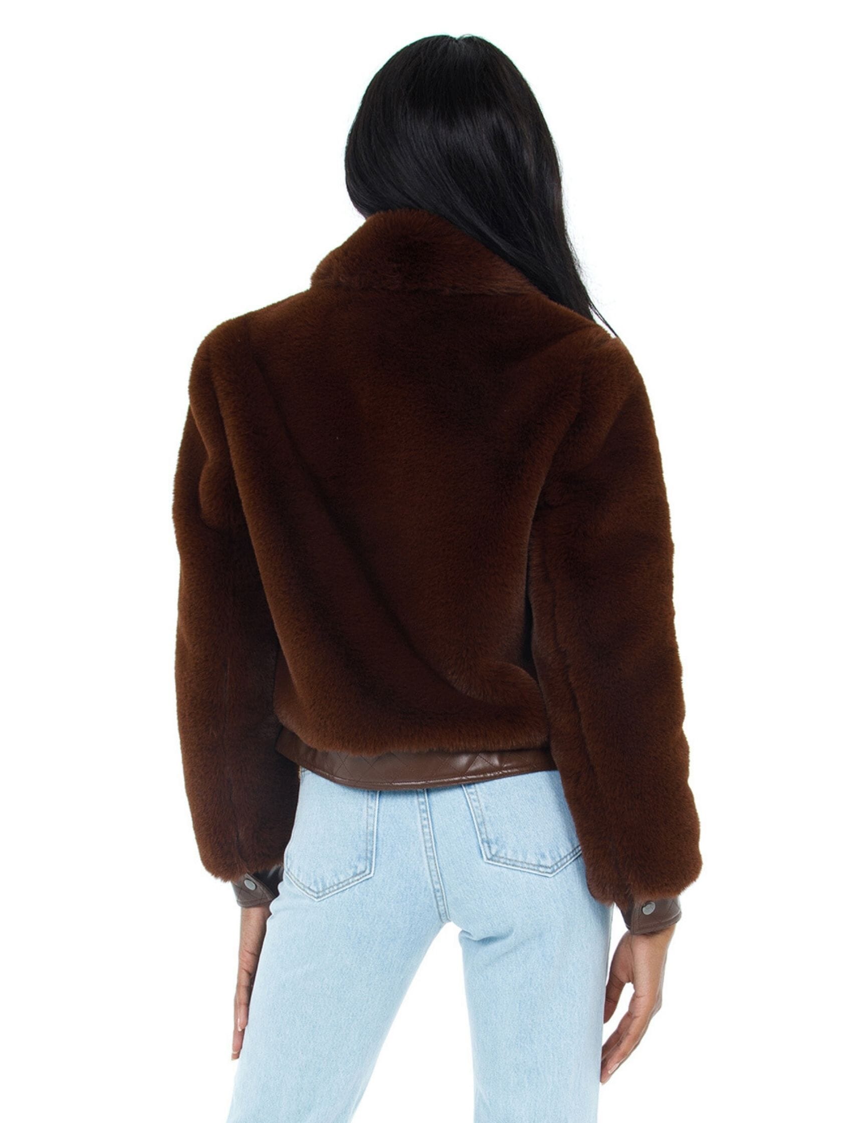 ASTR Patricia Jacket in Chocolate