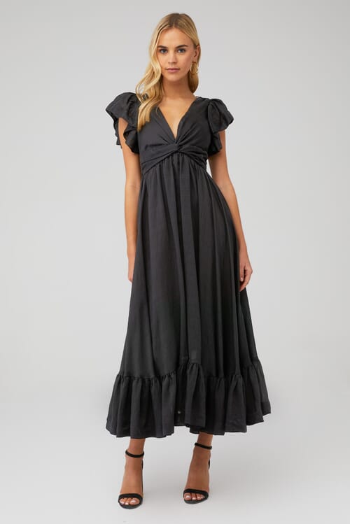 SABINA MUSAYEV | Daphna Dress in Black| FashionPass