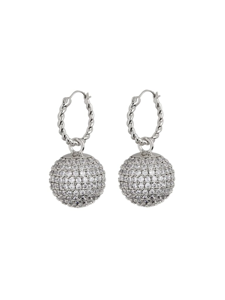 Luv aj pave dome statement hoops in silver fashionpass