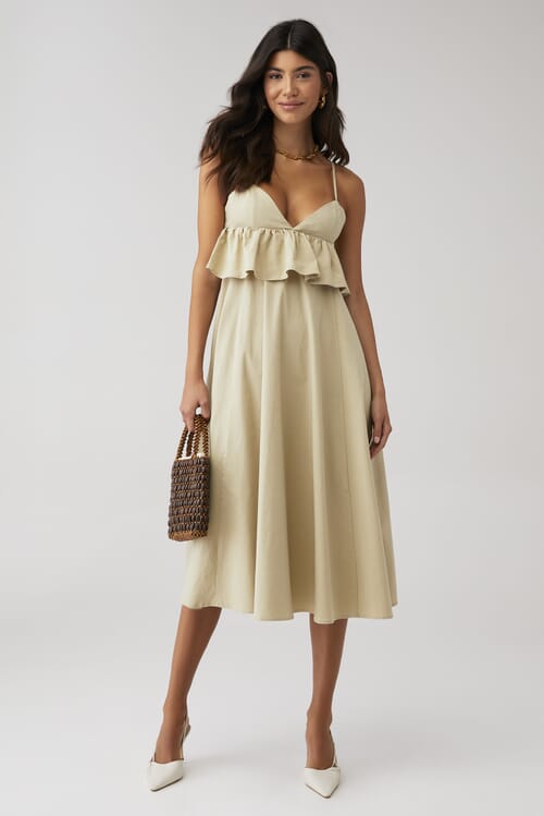WeWoreWhat | Ruched Front Scoop Maxi in Vibrant Red| FashionPass