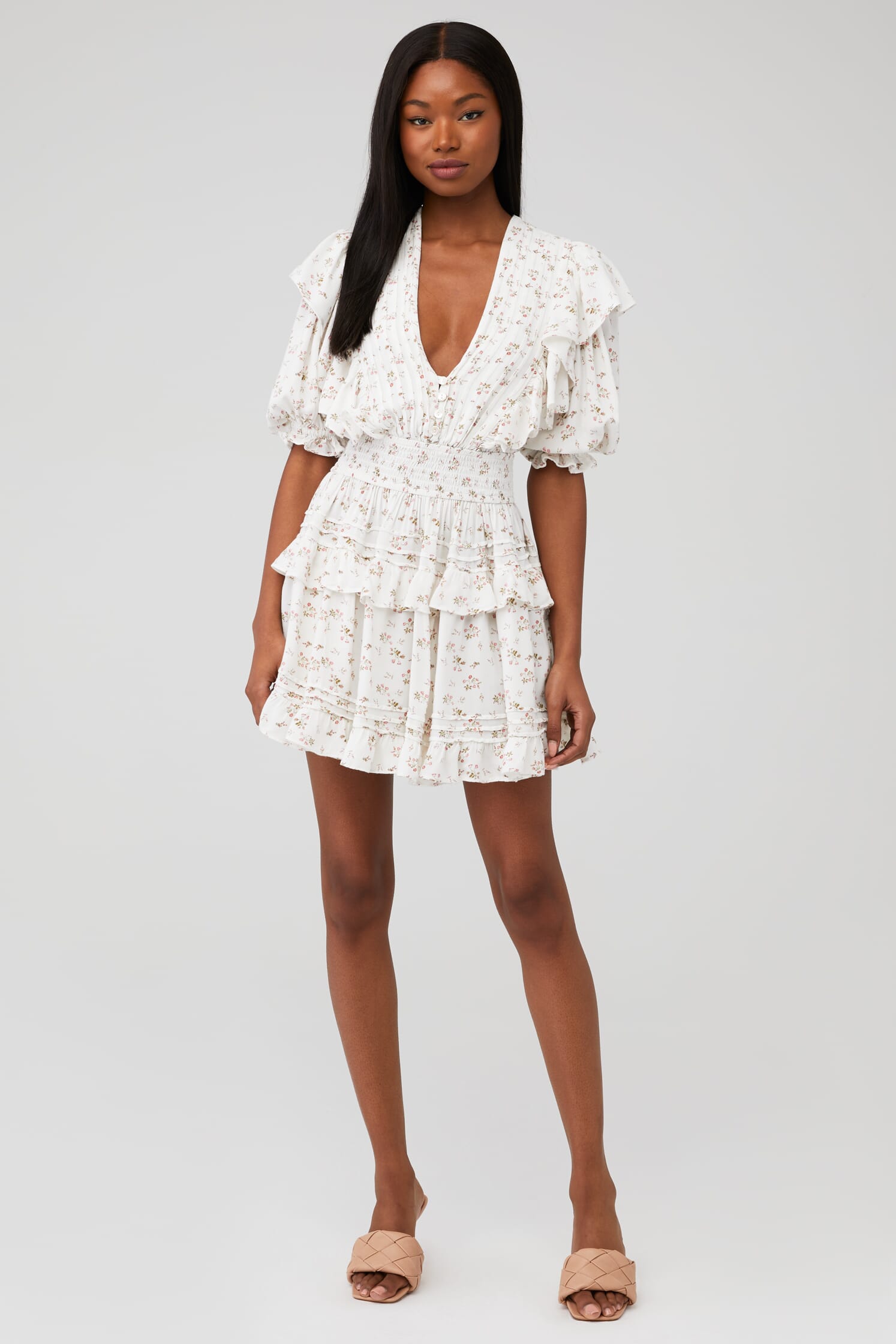 Mini dress Jen's Pirate Booty White size 4 US in Cotton - 35531878