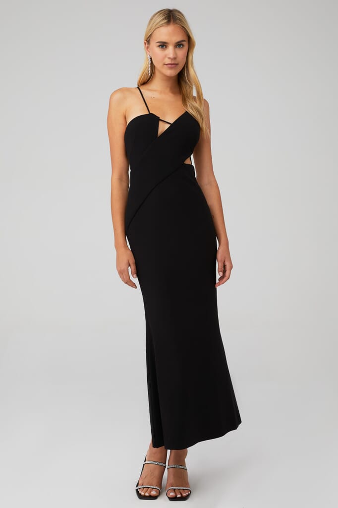 SIGNIFICANT OTHER | Poet Asymetrical Dress in Black| FashionPass SIGNIFICANT OTHER | Poet Asymetrical Dress in Black| FashionPass