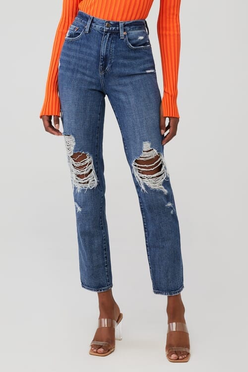 Presley High Rise Distressed Jeans Presley High Rise Distressed Jeans