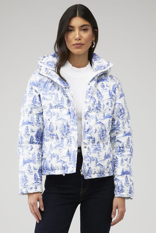 Varley | Alena Lightweight Down Jacket in Ash Rose Shimmer