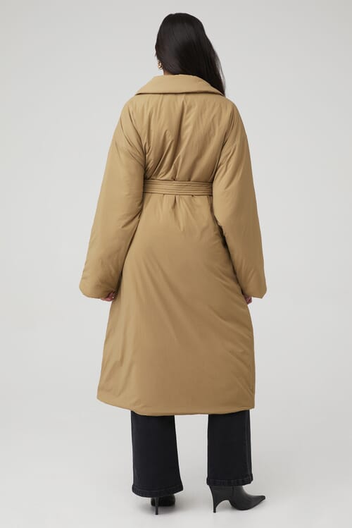 Ameri（アメリ）の「TURKEY ORGANIC FLARE TRENCH COAT