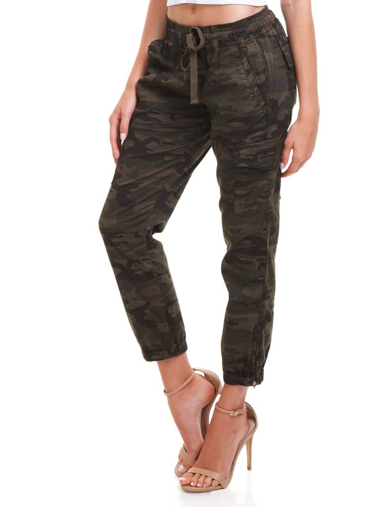 SANCTUARY | Pull On Trooper Pant in Mother Nature Camo | FashionPass