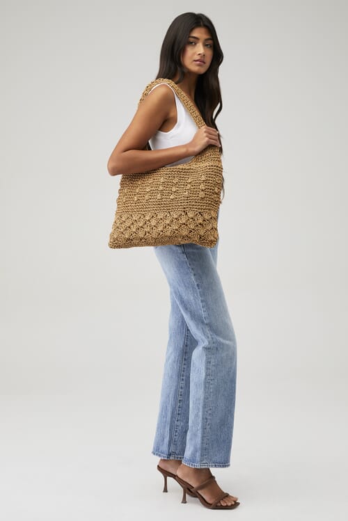 8 Other Reasons | Raffia Bag in Tan| FashionPass
