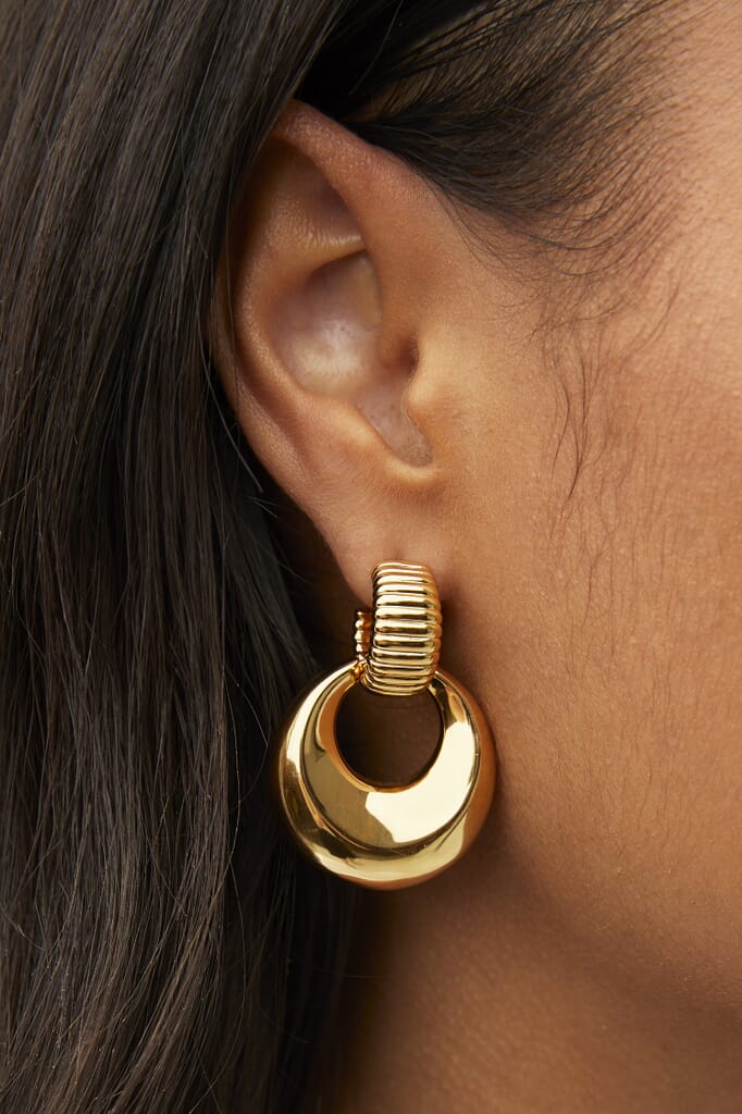 Gold Remy Hoops main image 1