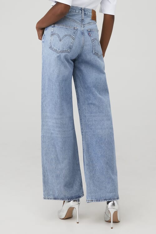 Levi's ribcage pleat front wide jean best sale