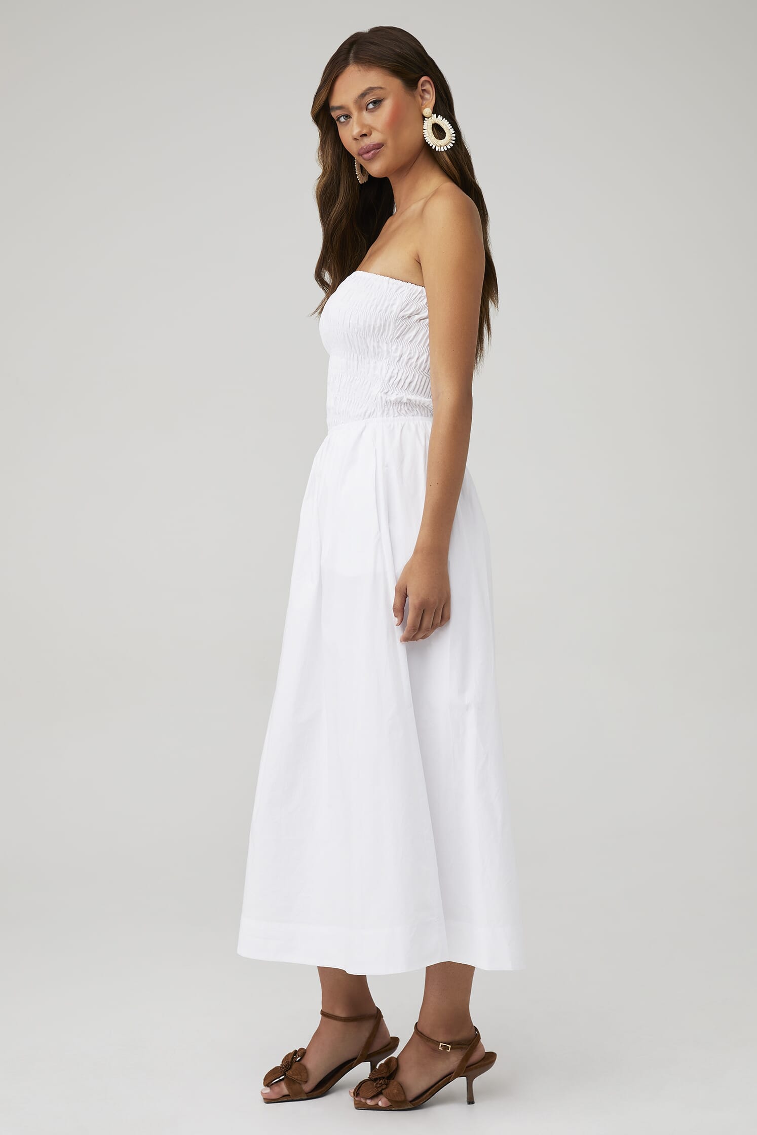 magdalena tulle maxi dress Magdalena Tulle Maxi Dress, Dusty Mink
