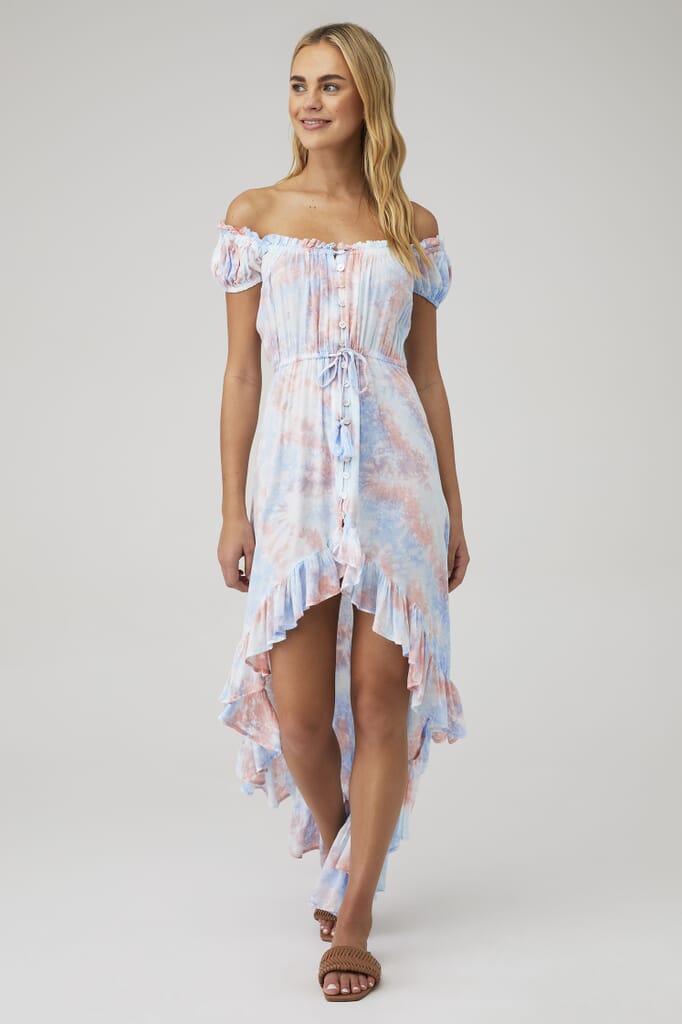 zimmermann frill midi dress Zimmermann Laurel Frill Midi Dress – hireempireaustralia.com